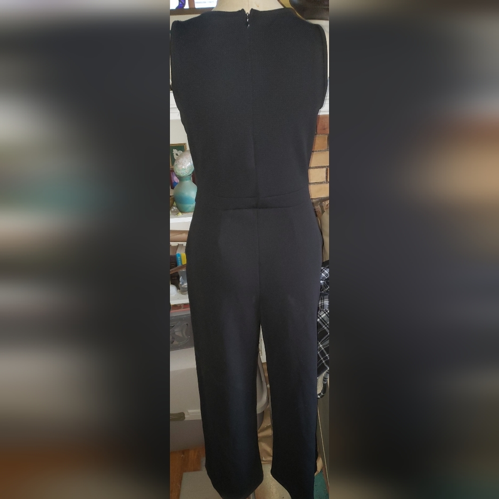 Women's black jumpsuit with pockets!